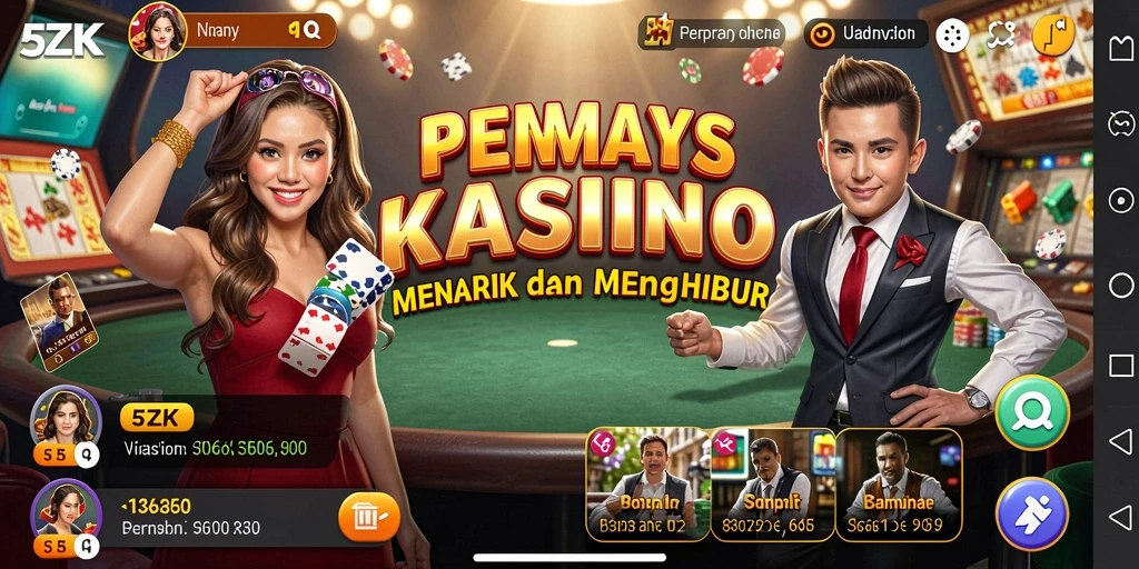 Tampilan menarik dari gameplay Kasino yang mendebarkan.