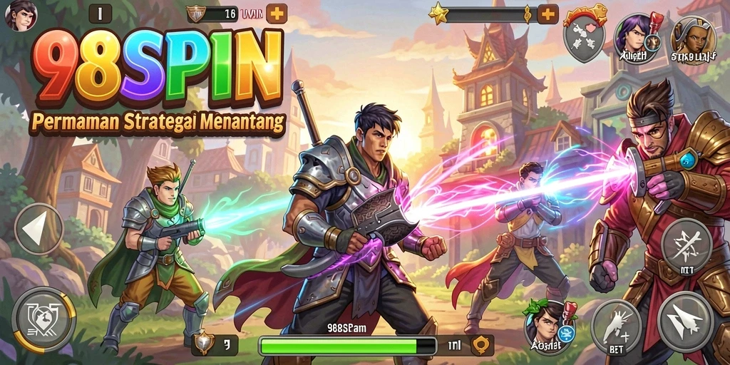 Tangkap momen menegangkan dalam 98SPIN saat melawan lawan cerdas.