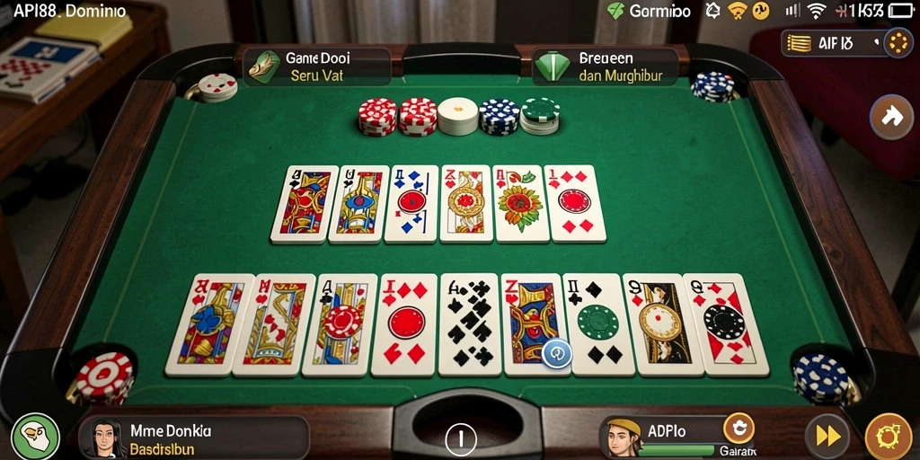 Gameplay seru dan menarik dari API88 dalam permainan Domino.