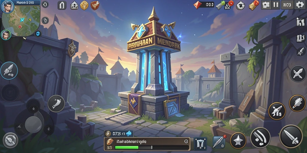 Screenshot gameplay menampilkan strategi menara yang mendebarkan.