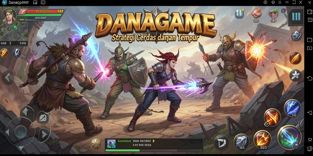 Tampilkan gameplay seru dan strategi cerdas dalam DANAGAME.