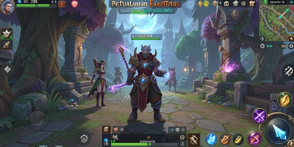 Tampilan gameplay menakjubkan dalam dunia ARPG GG288.