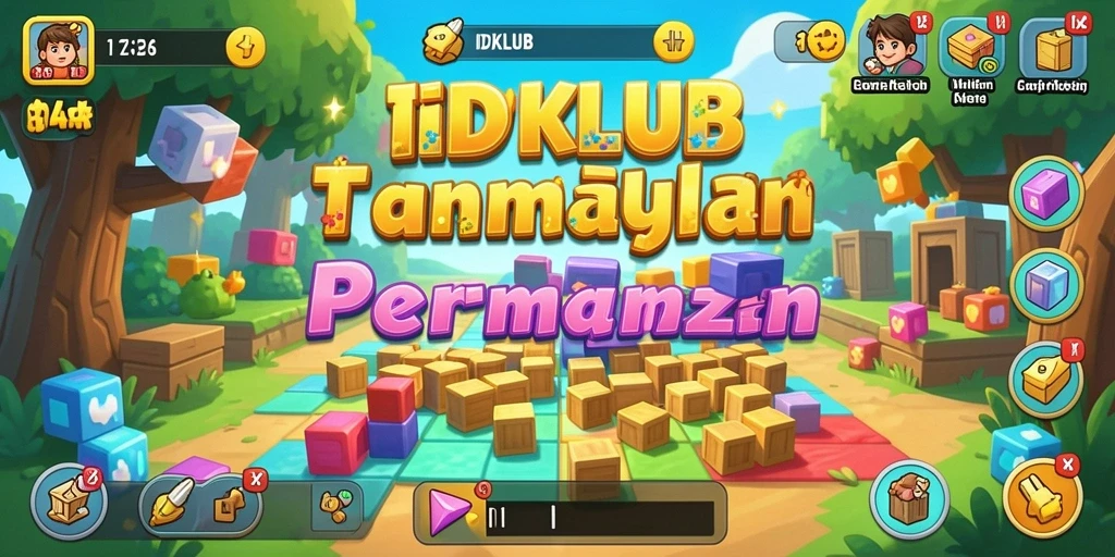 Tampilan permainan Puzzle yang seru dan menantang di IDKLUB.