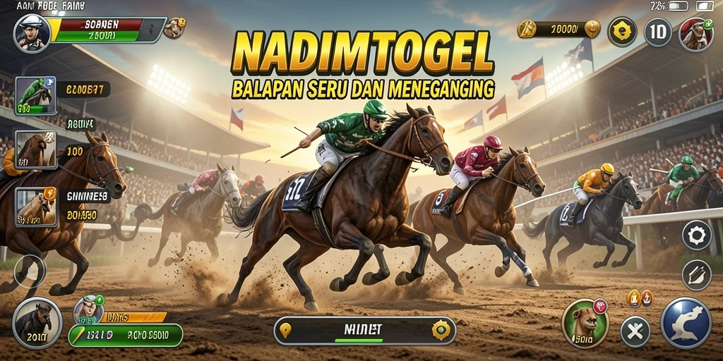Gameplay seru dalam balapan yang mendebarkan