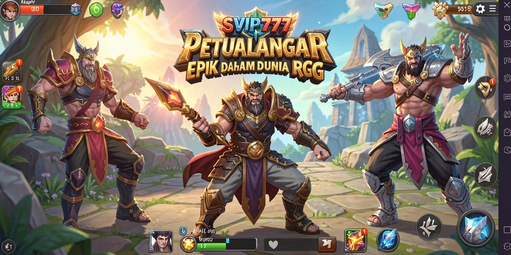 Menampilkan aksi seru dan karakter menarik dalam gameplay RPG.